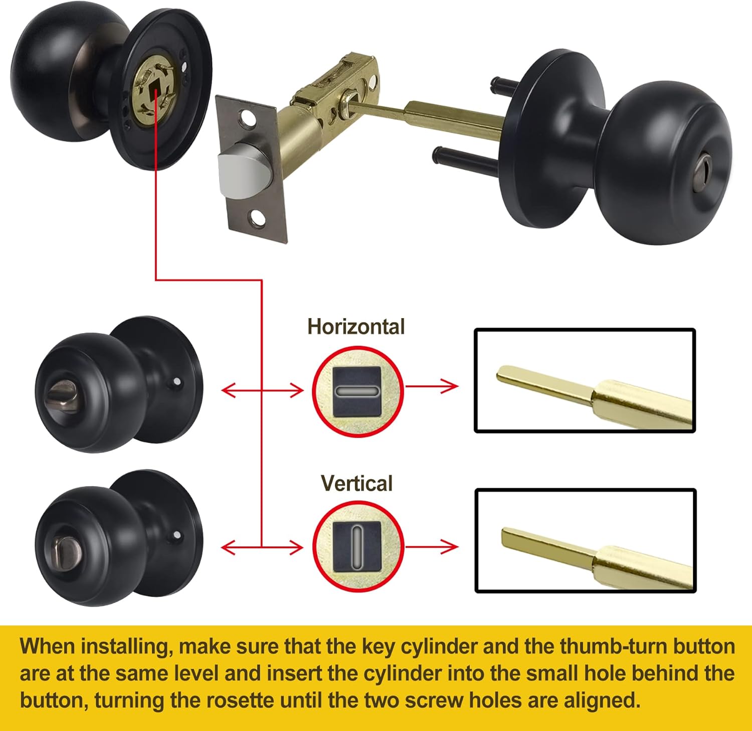 Stainless Steel Privacy Door Knob