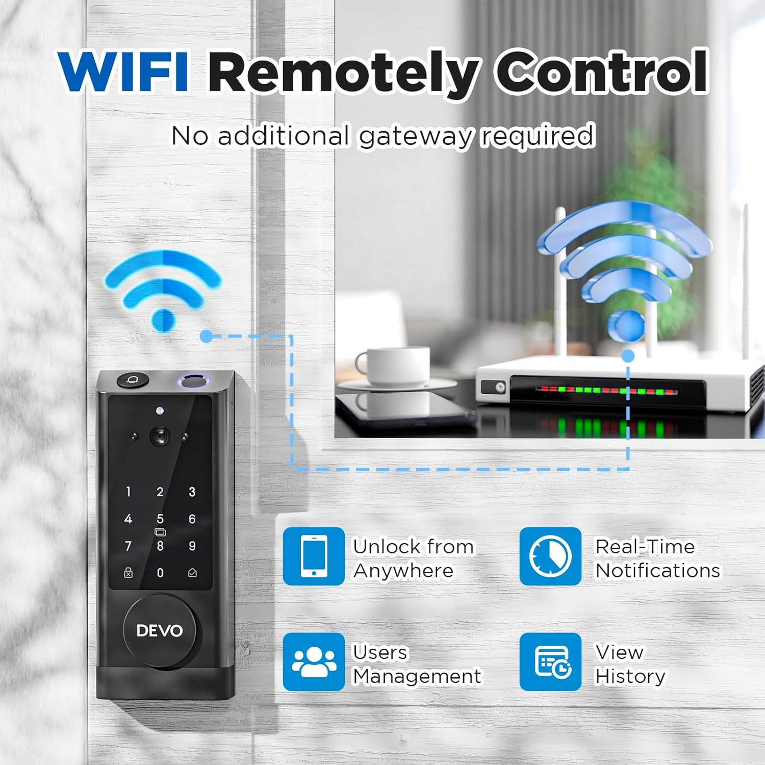 Secure Intuitive Door Lock with Smart Features