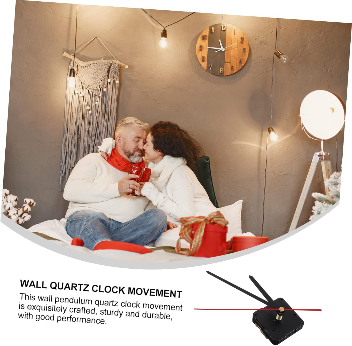 Battery-Powered Clock Mechanism Kit DIY Replacement for Wall Clocks