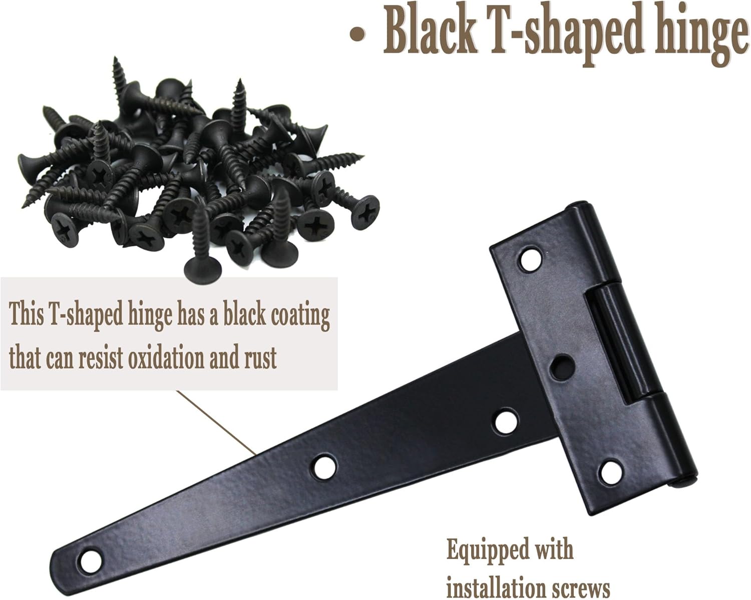 Simple Durable Heavy-Duty Door Hinges