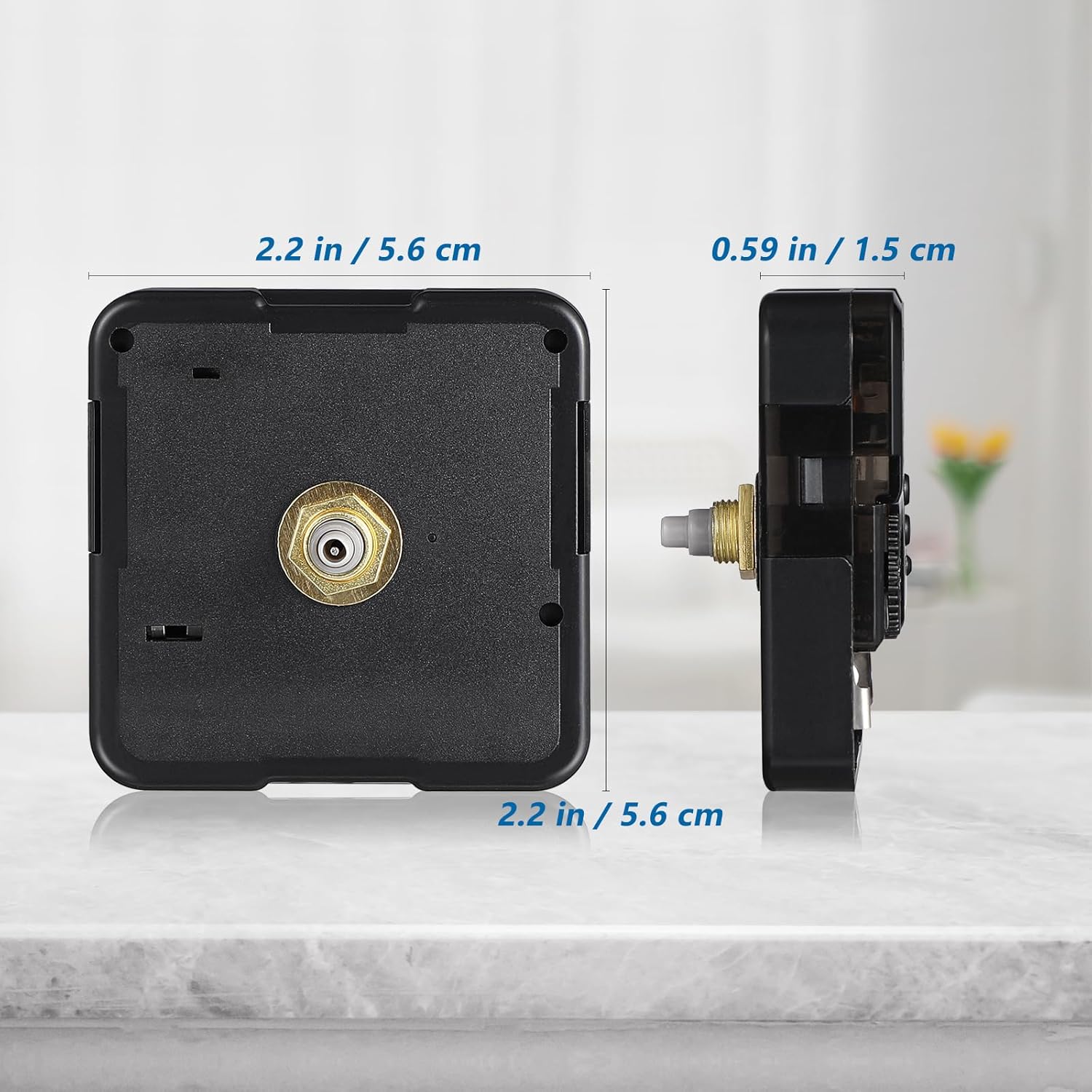 Precision quartz clock movement replacement parts
