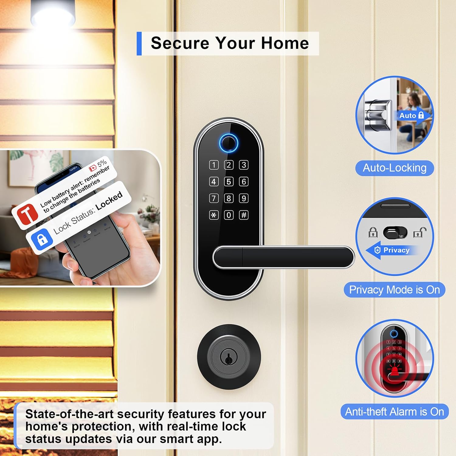 Smart Fingerprint Door Lock for Secure Home Entry