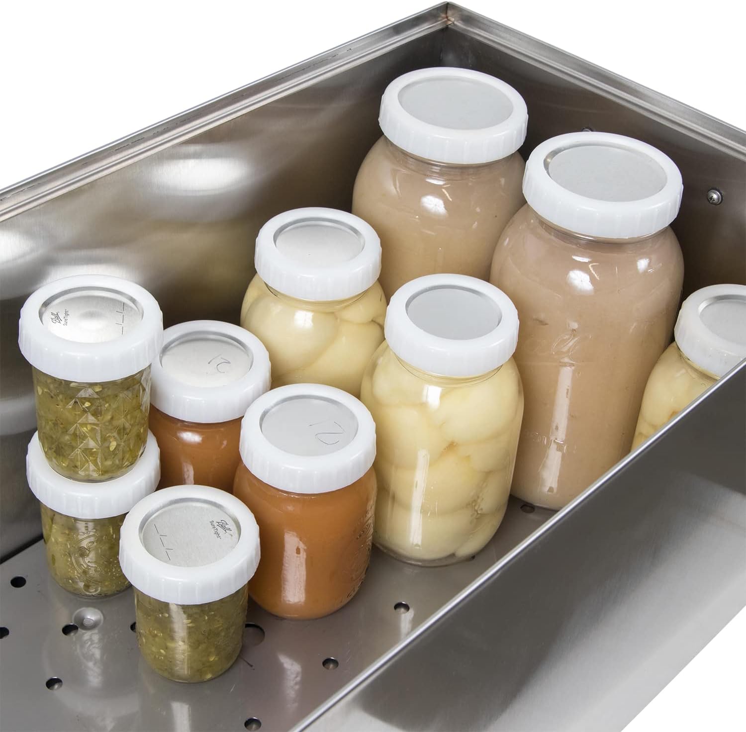 24 Quart laminated aluminum canning jar for home use