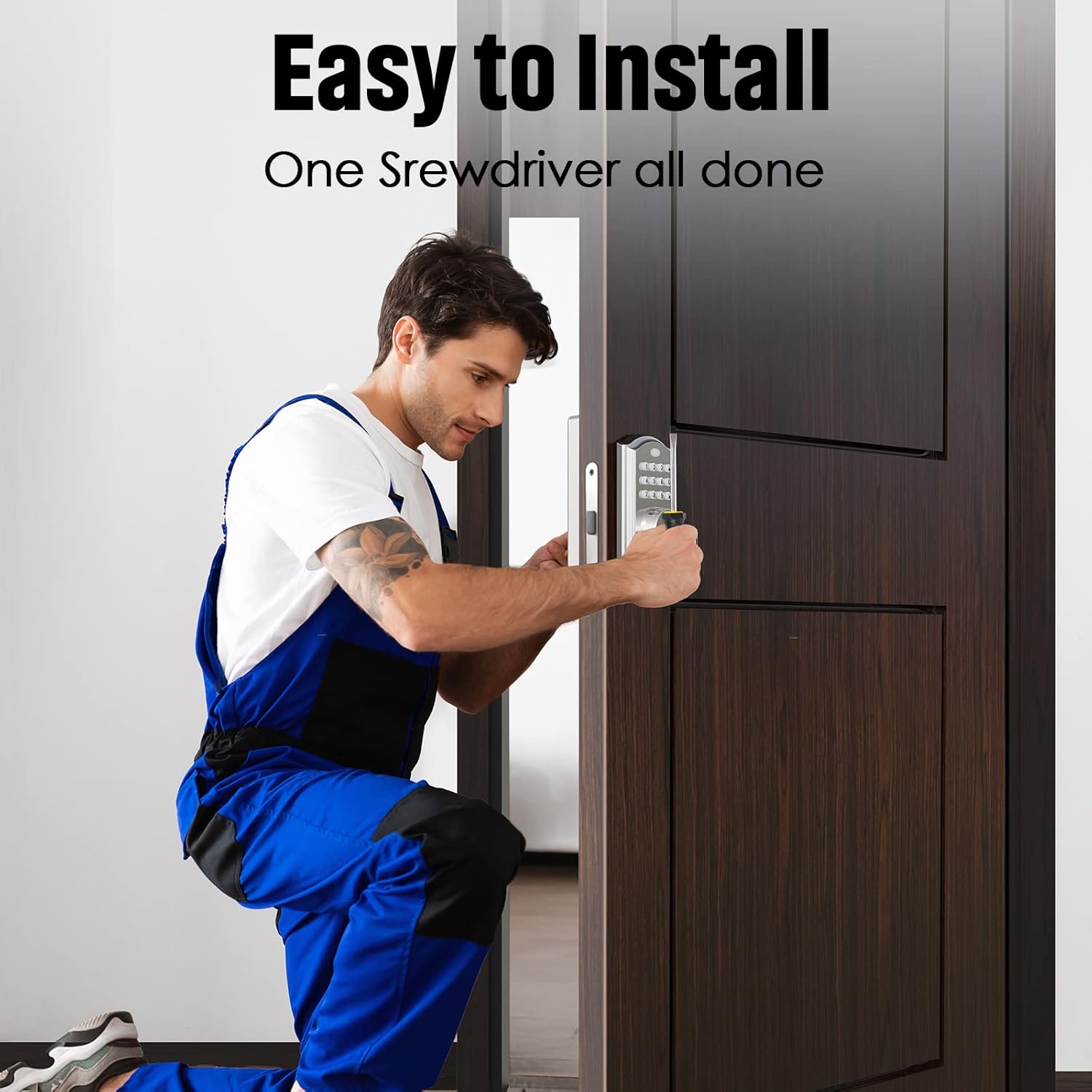 Quick and Secure Front Door Lock System for Home Apartment Use