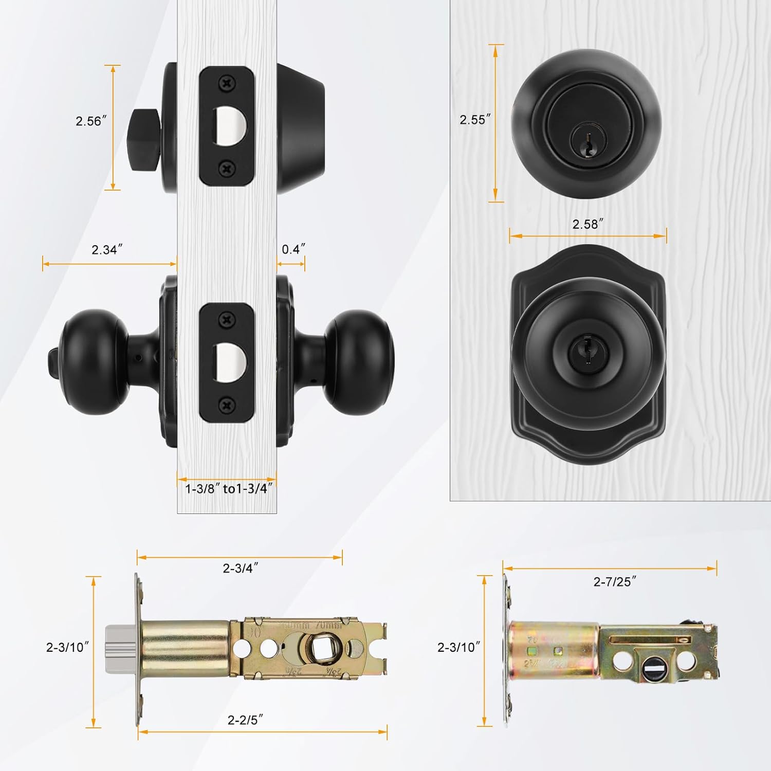 Unlock Your Home with the Haidms Exterior Door Knob Set