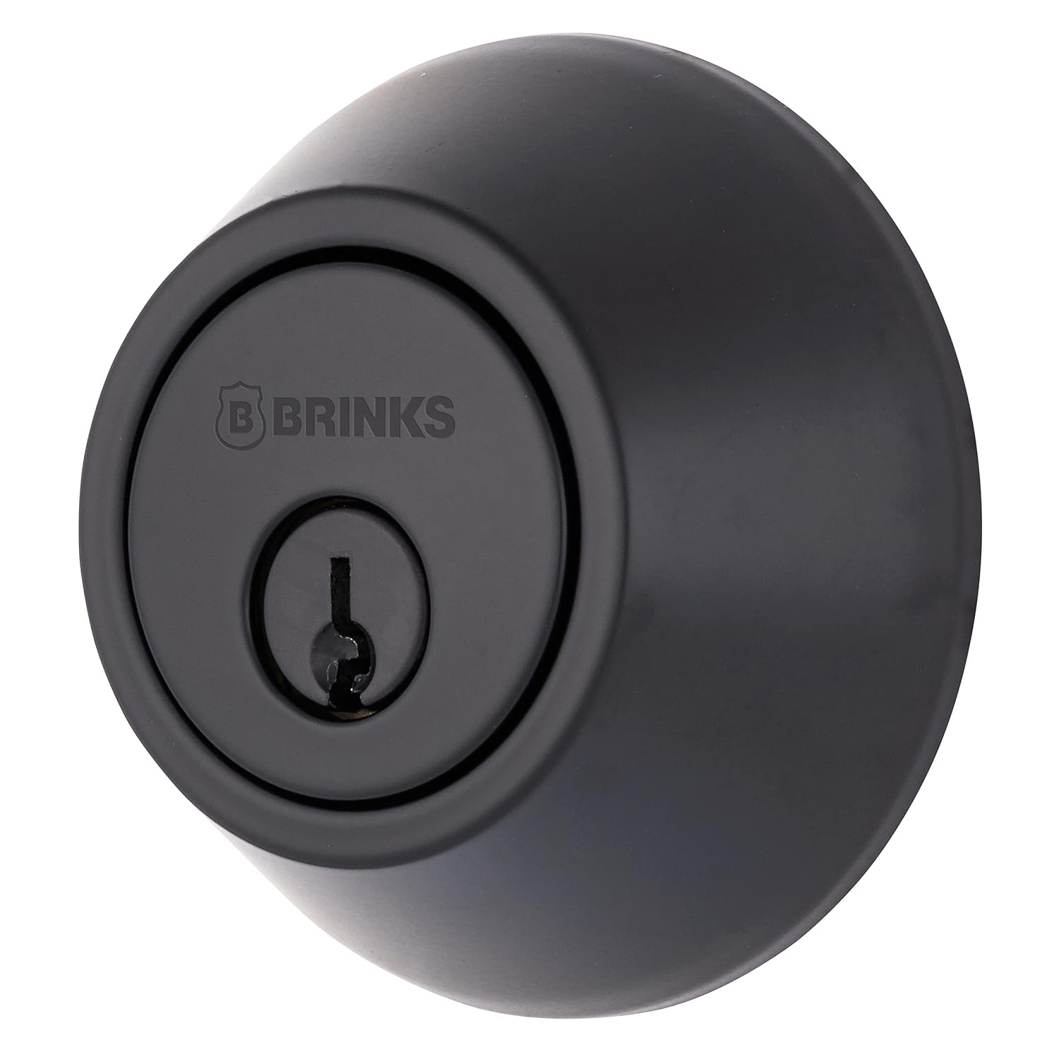 6-Pack Set - Matte Black Modern Privacy Door Knob Deadbolt