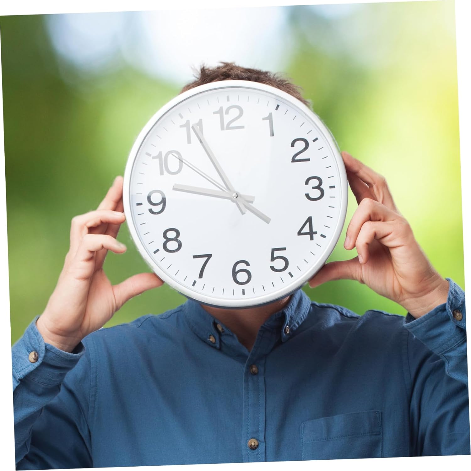 Sturdy Plastic Clock Hands Set for DIY and Decor