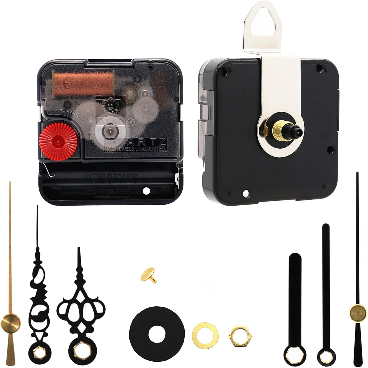 Sweep Silent Premium Replacement Clock Mechanism with 12888 for TIKROUND Clocks