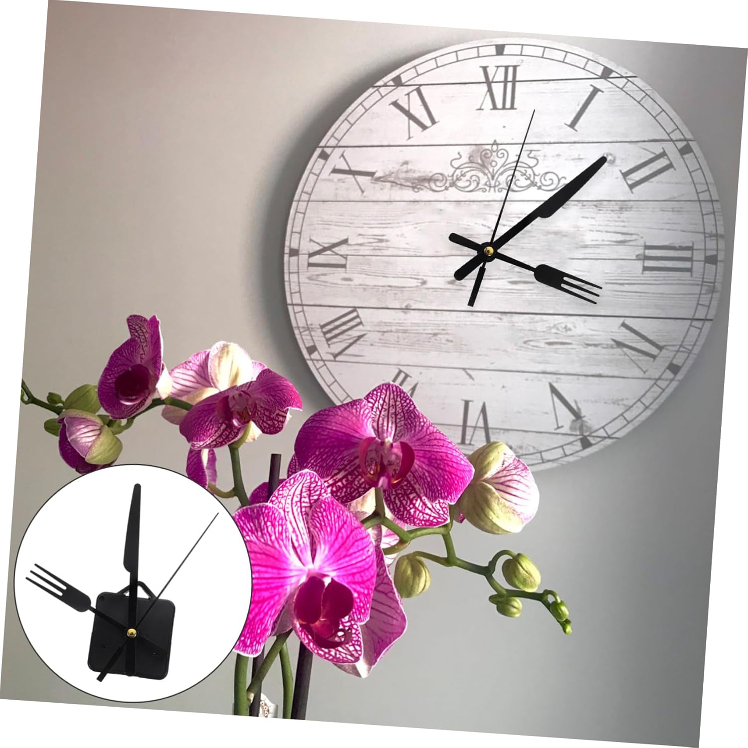 Easy to Use Plastic Clock Mechanism Kit for DIY Wall Clocks