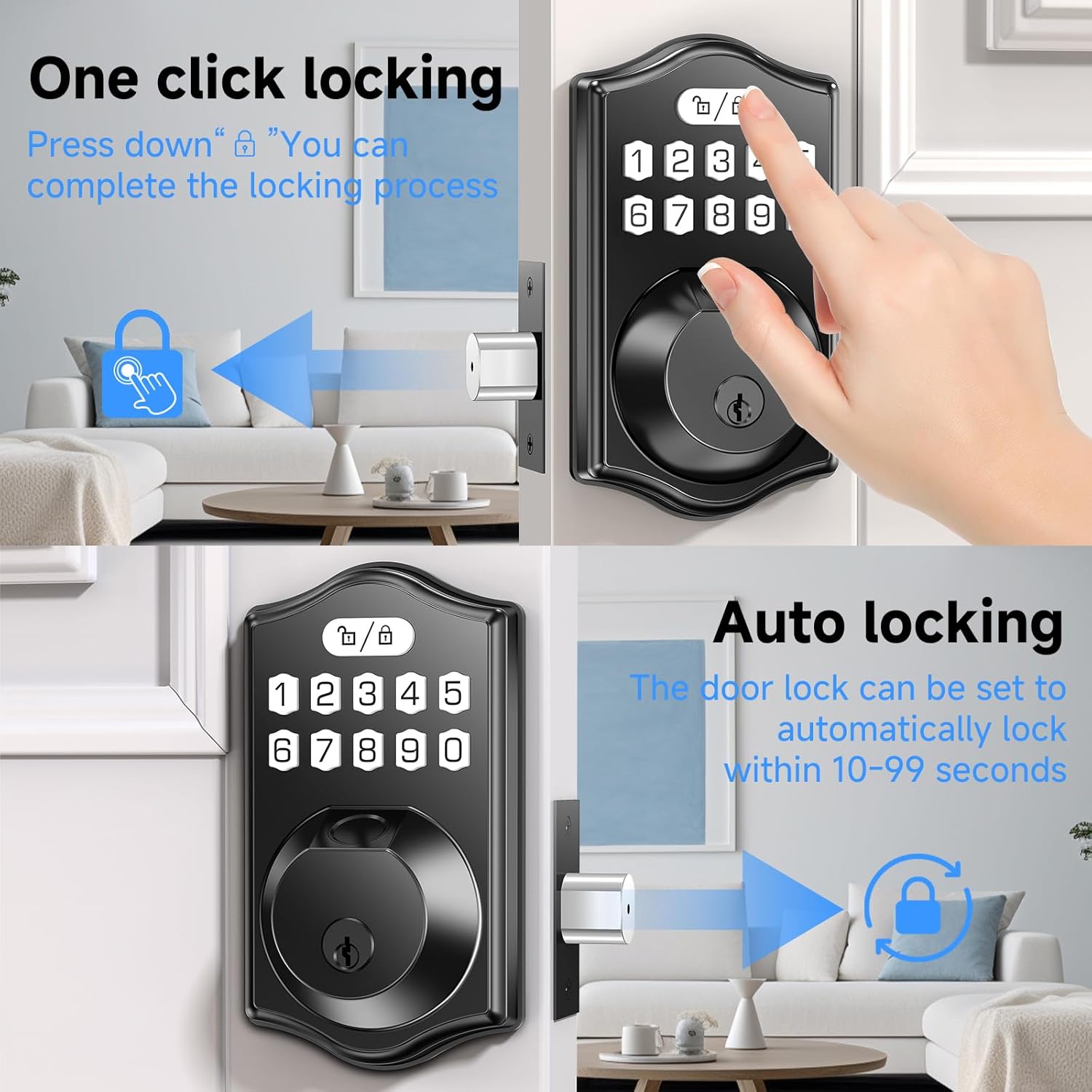 Keyless Entry Door Lock Set