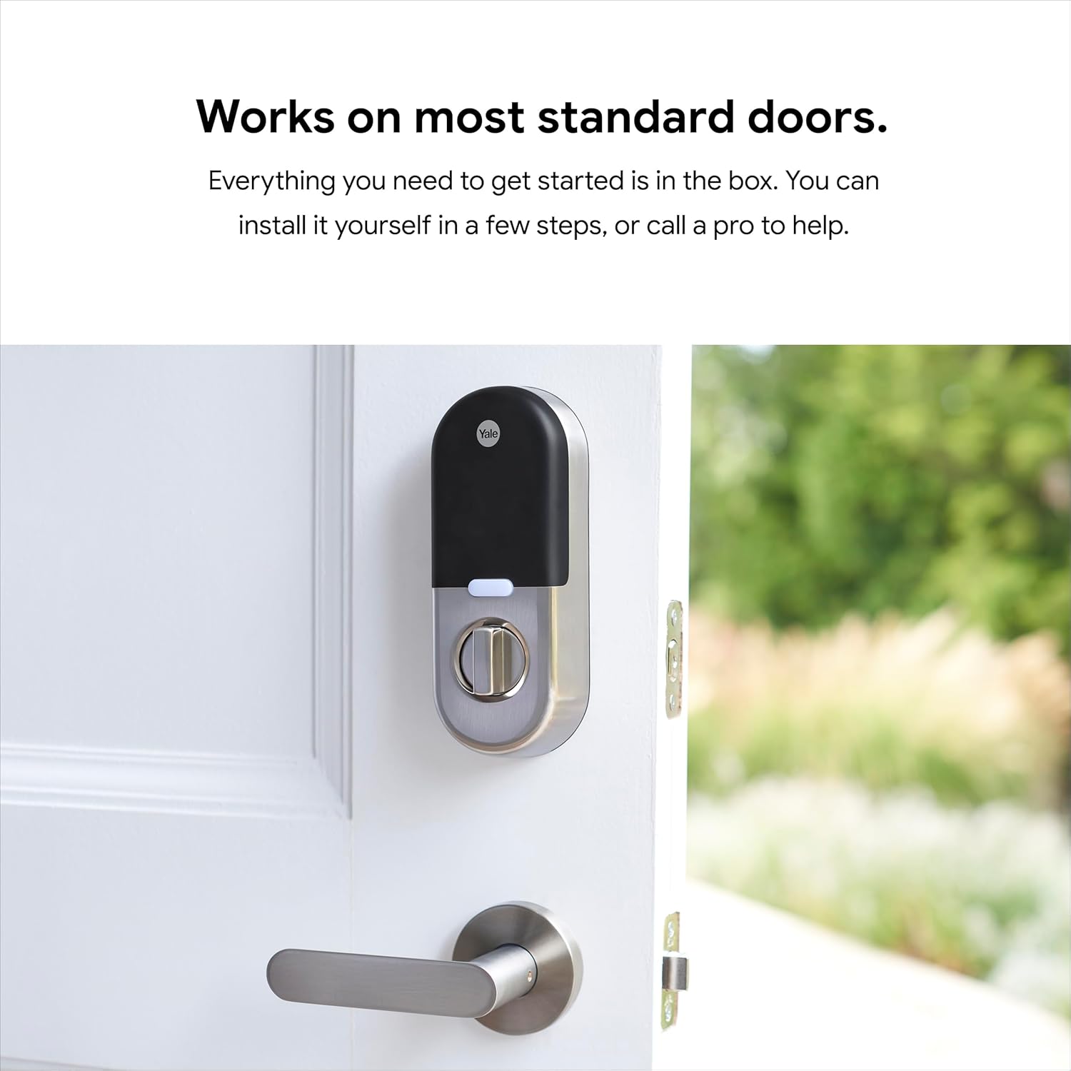 Google Nest Yale Smart Lock - Secure Front Door Entry