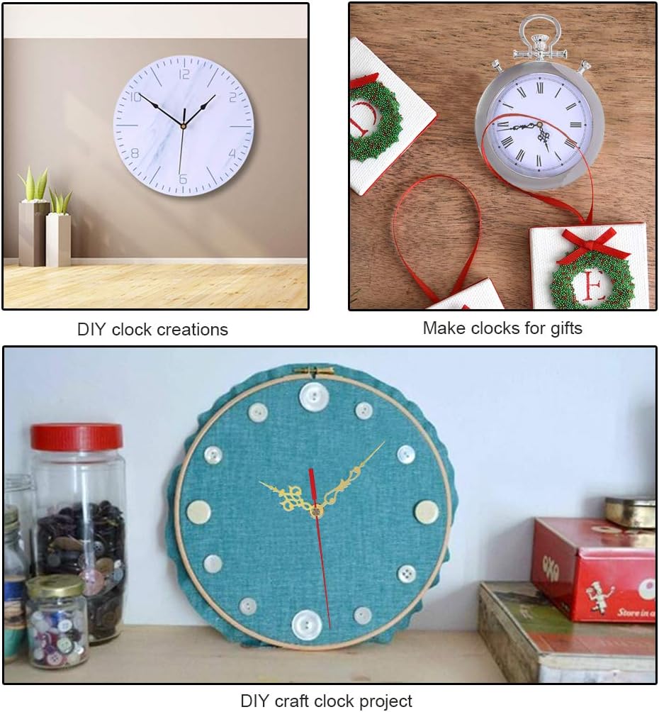 EMOON Precision Clock Kit Compact Mechanism 3-Piece Set DIY Repair