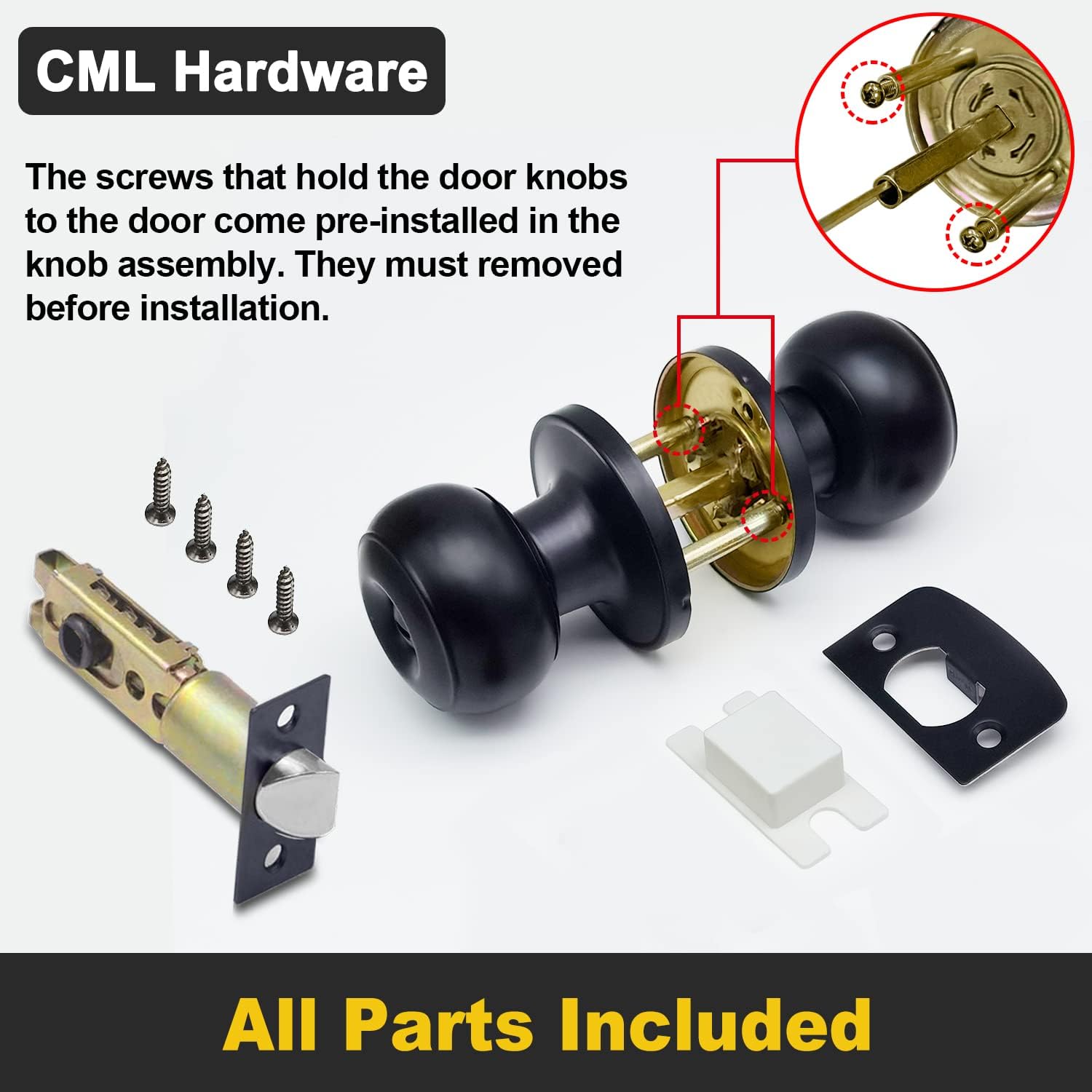 Stainless Steel Privacy Door Knob