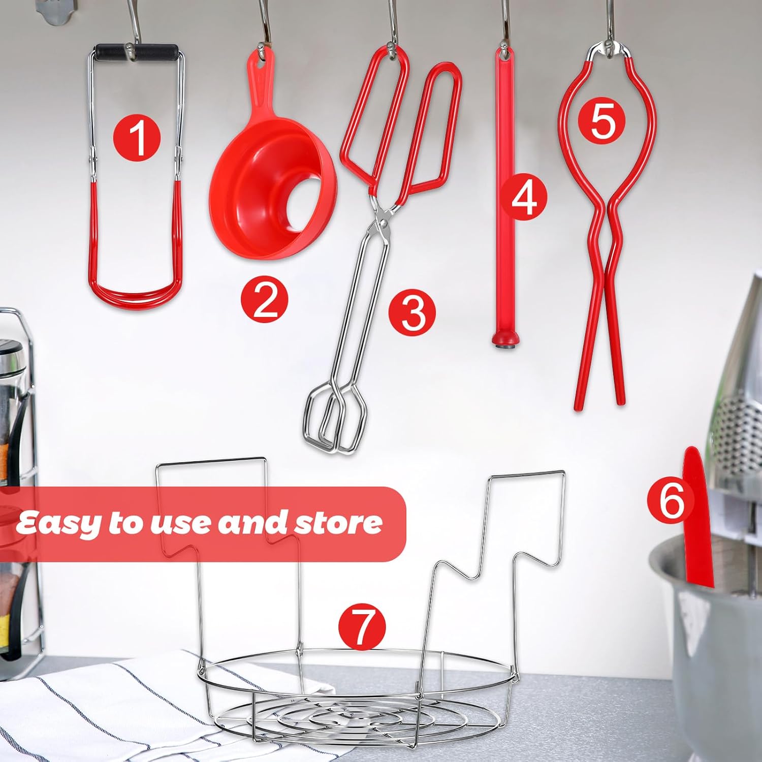 Complete Stainless Steel Canning Kit - Multifunctional Canning Tools for Home Cooks