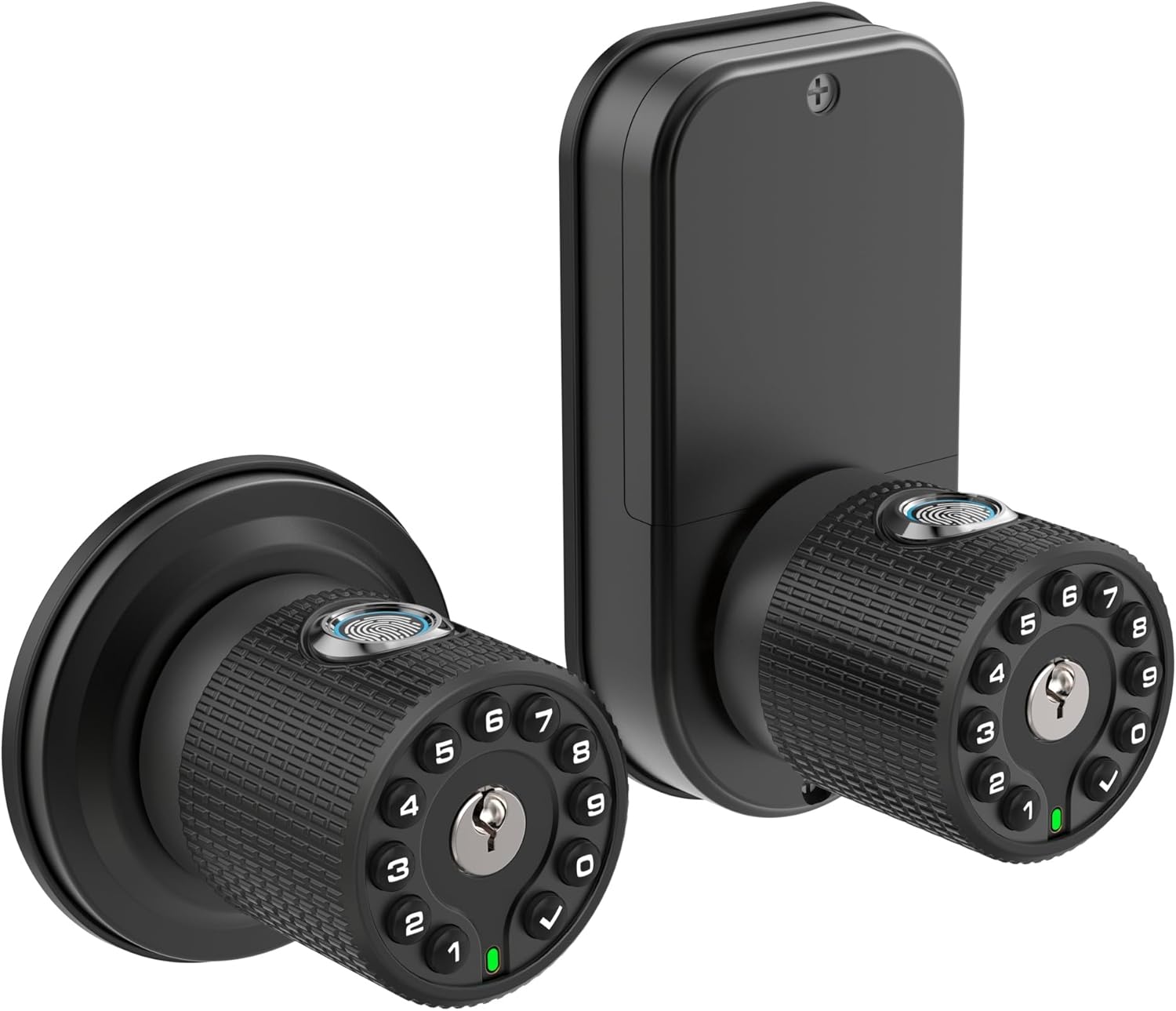 Two-Way Door Security with Fingerprint Keypad Entry