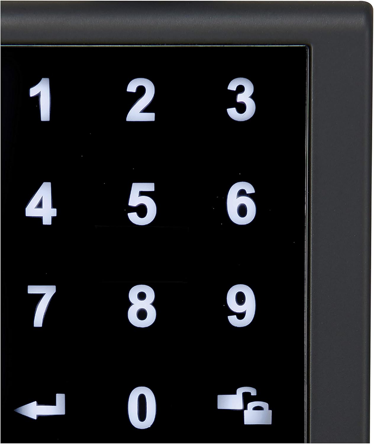 Secure Entry with Touchscreen Door Keypad Lock Handleset