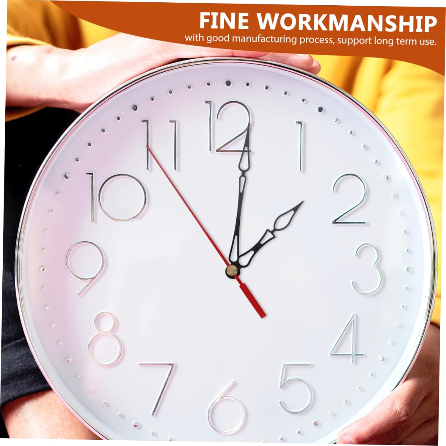 WOONEKY Plastic Clock Movement Kit for DIY Wall Clocks