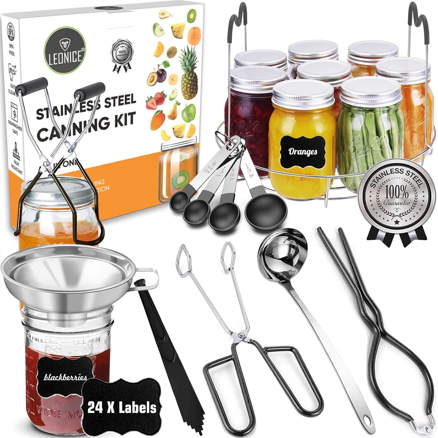 Stainless Steel Canning Kit for Beginningpolers