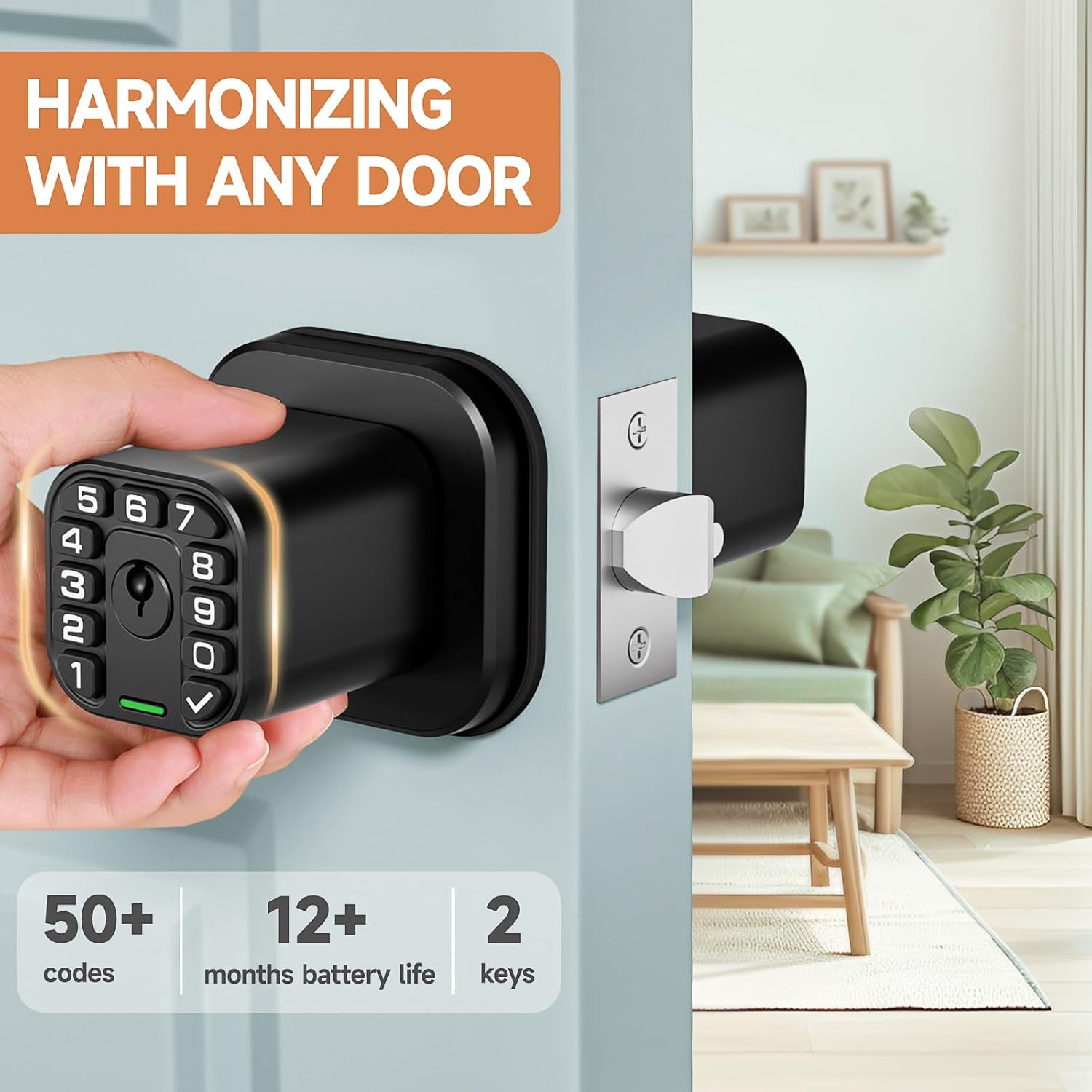 Richelock Door Knob with Keypad