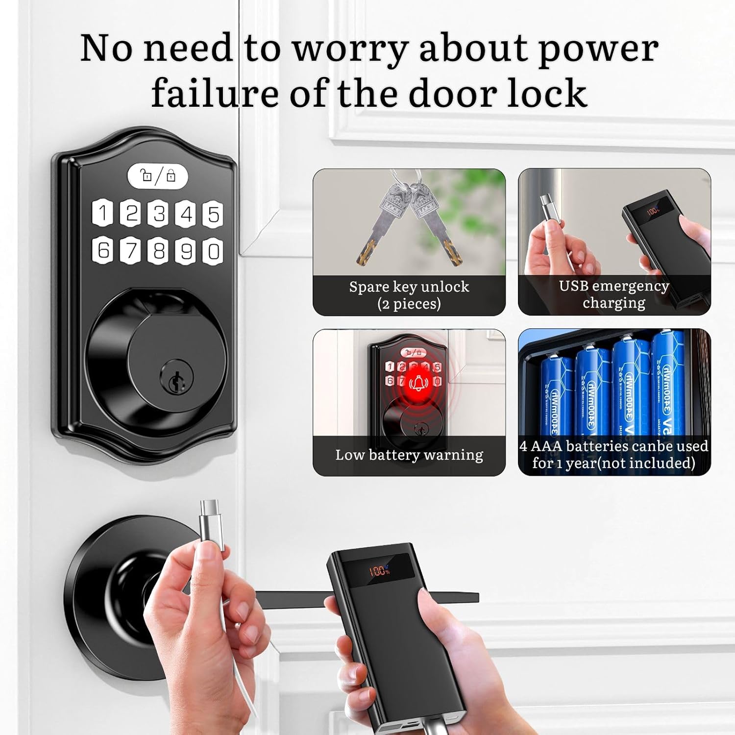 Keyless Entry Door Lock Set