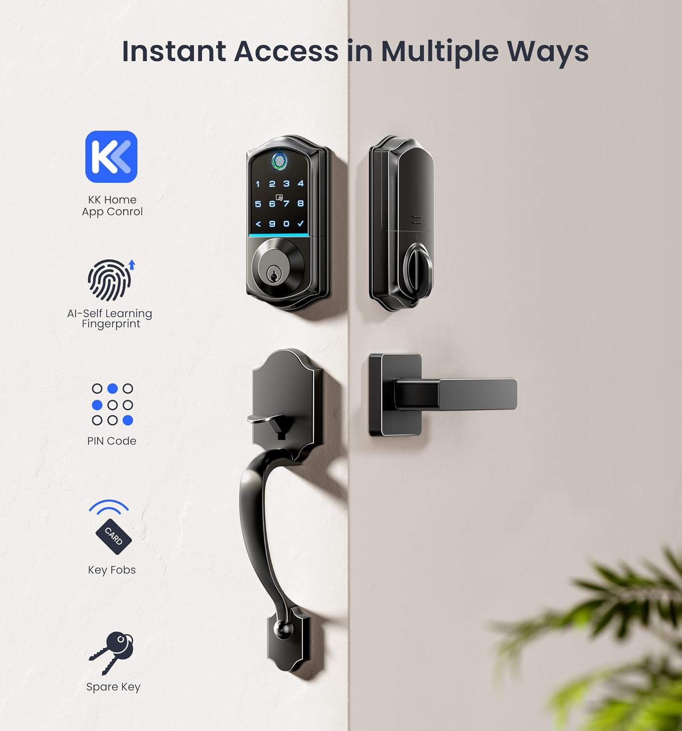 Fingerprint Smart Front Door Lock