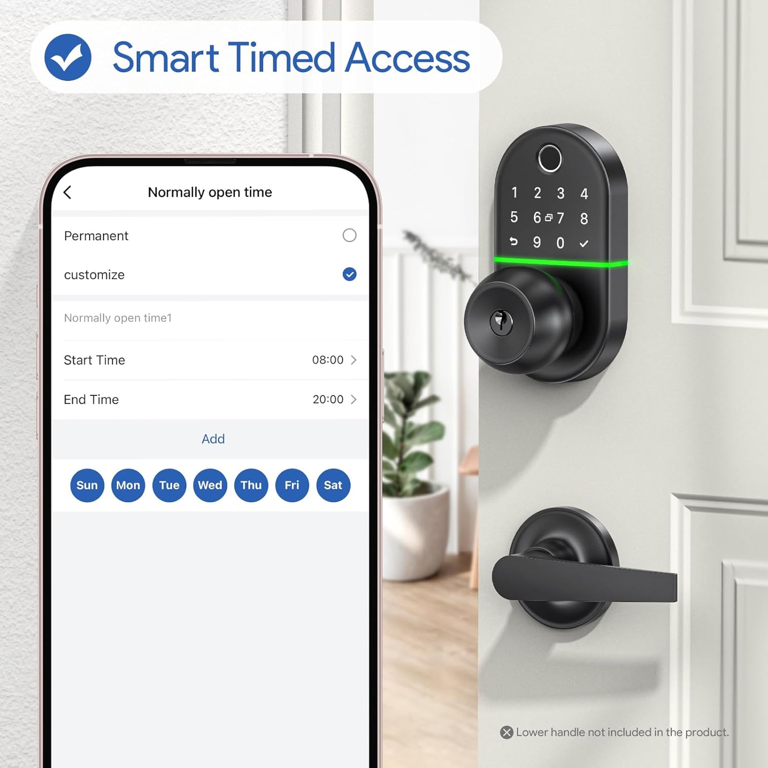 Secure Front Door with Keyless Entry