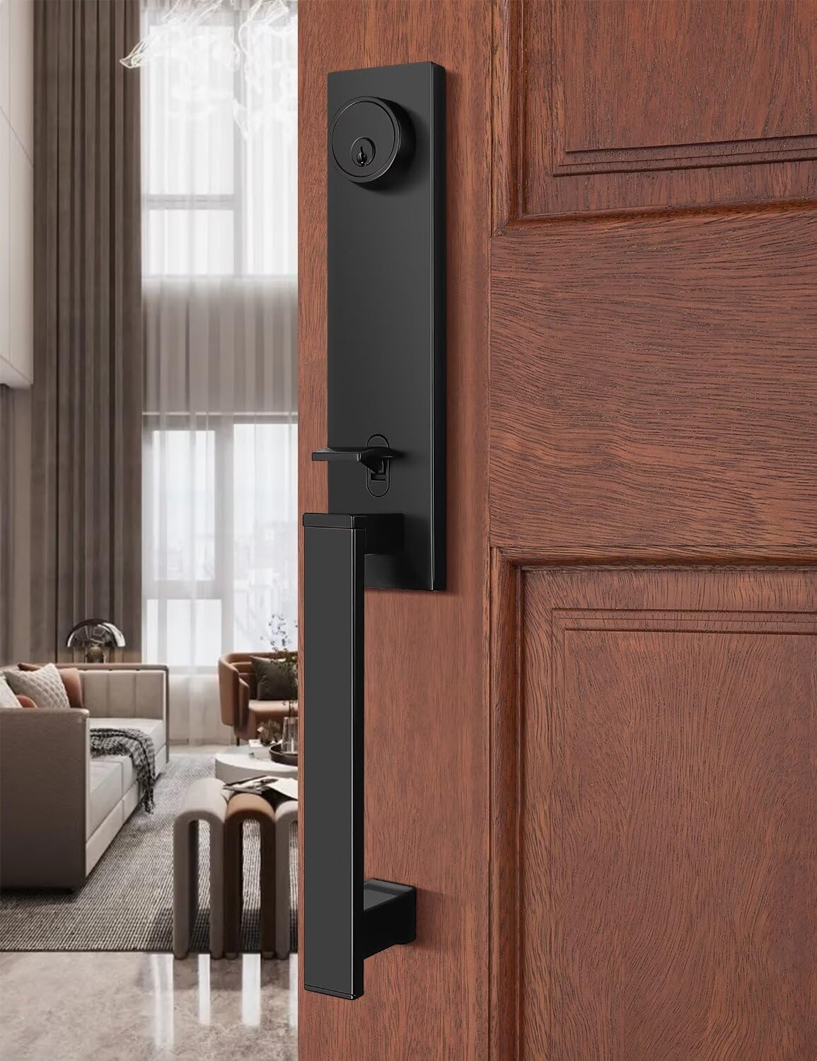 Full Escutcheon Handle Set