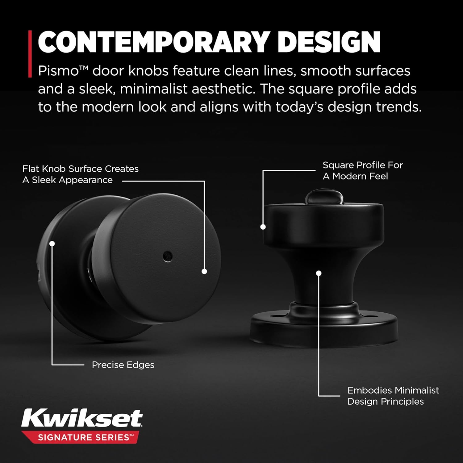 Premium Privacy Door Knob with Microban