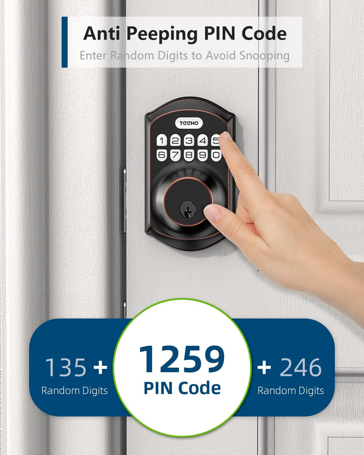 Smart Keyless Entry Door Lock with Keypad