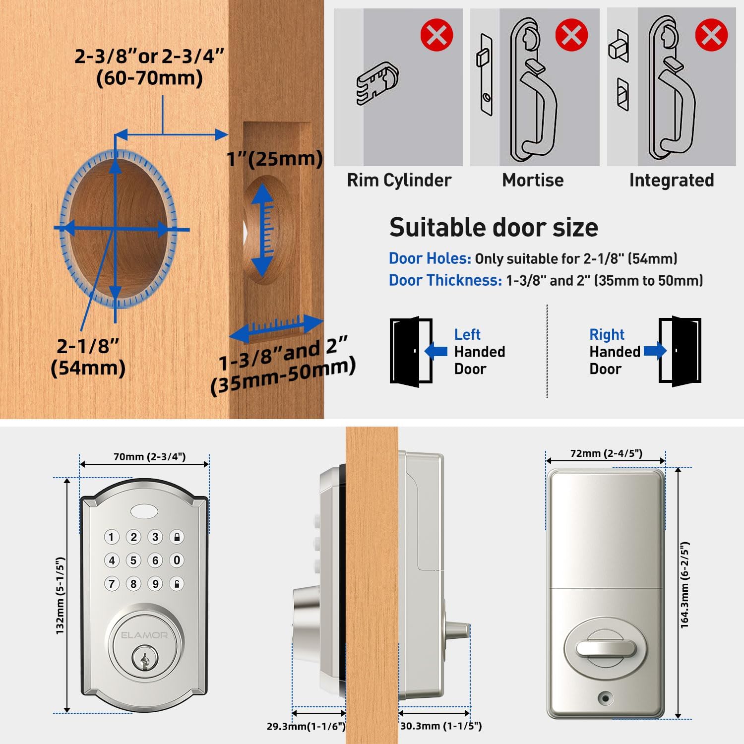 Quick and Secure Front Door Lock System for Home Apartment Use