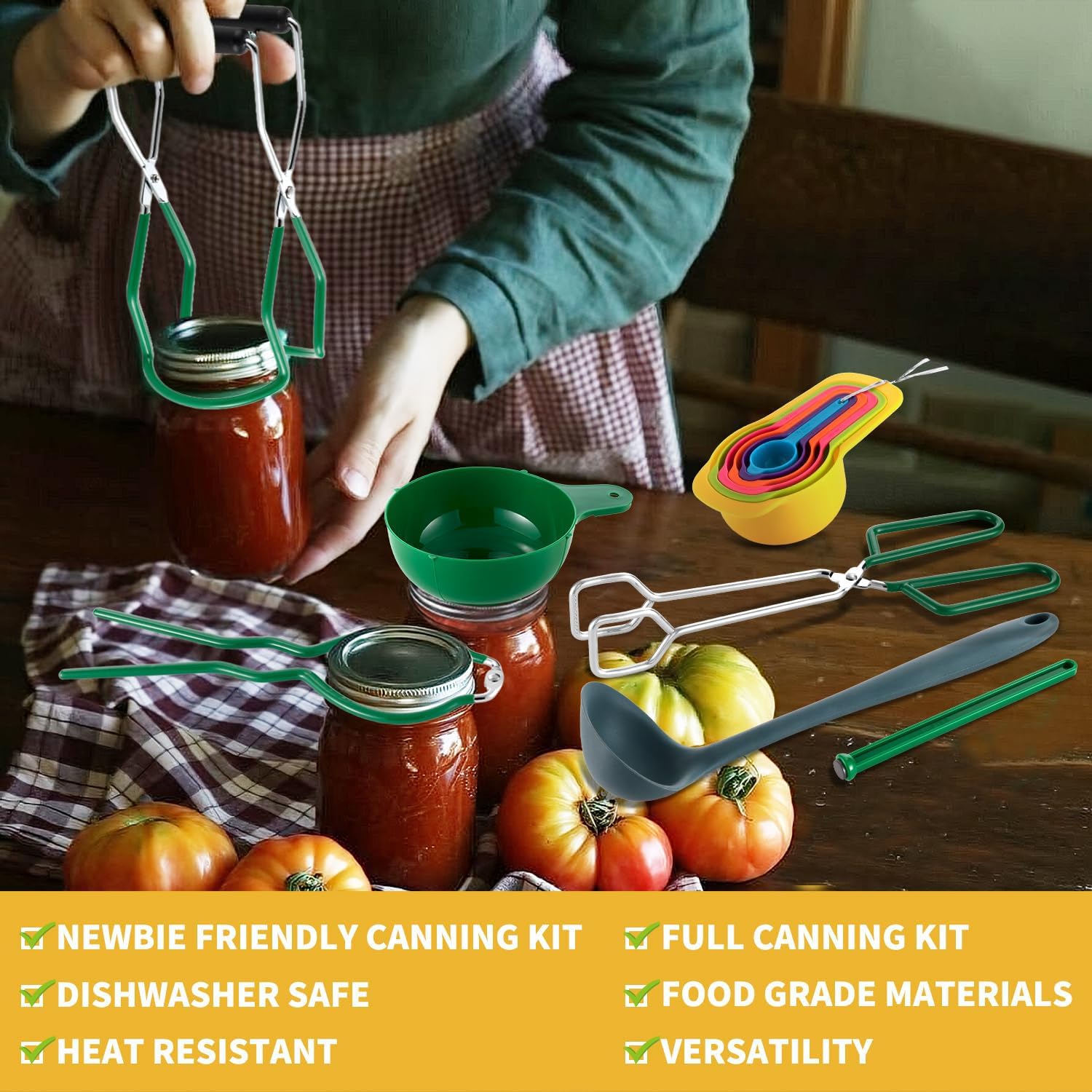 JY COOKMENT Canning Pot Set 215 Quart Preserving Made Easy