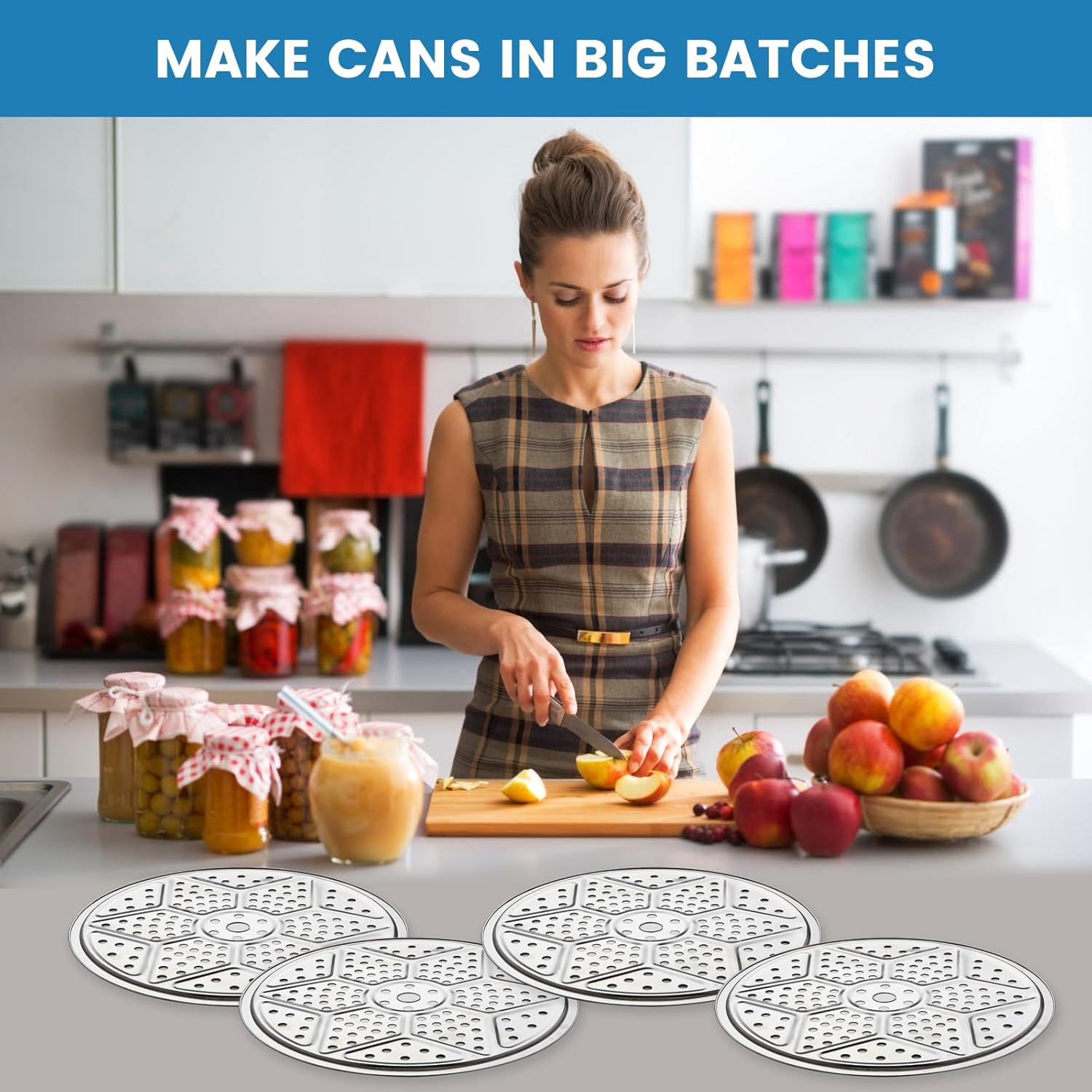 Reliable Stainless Steel Canning Rack for Pressure Cookers