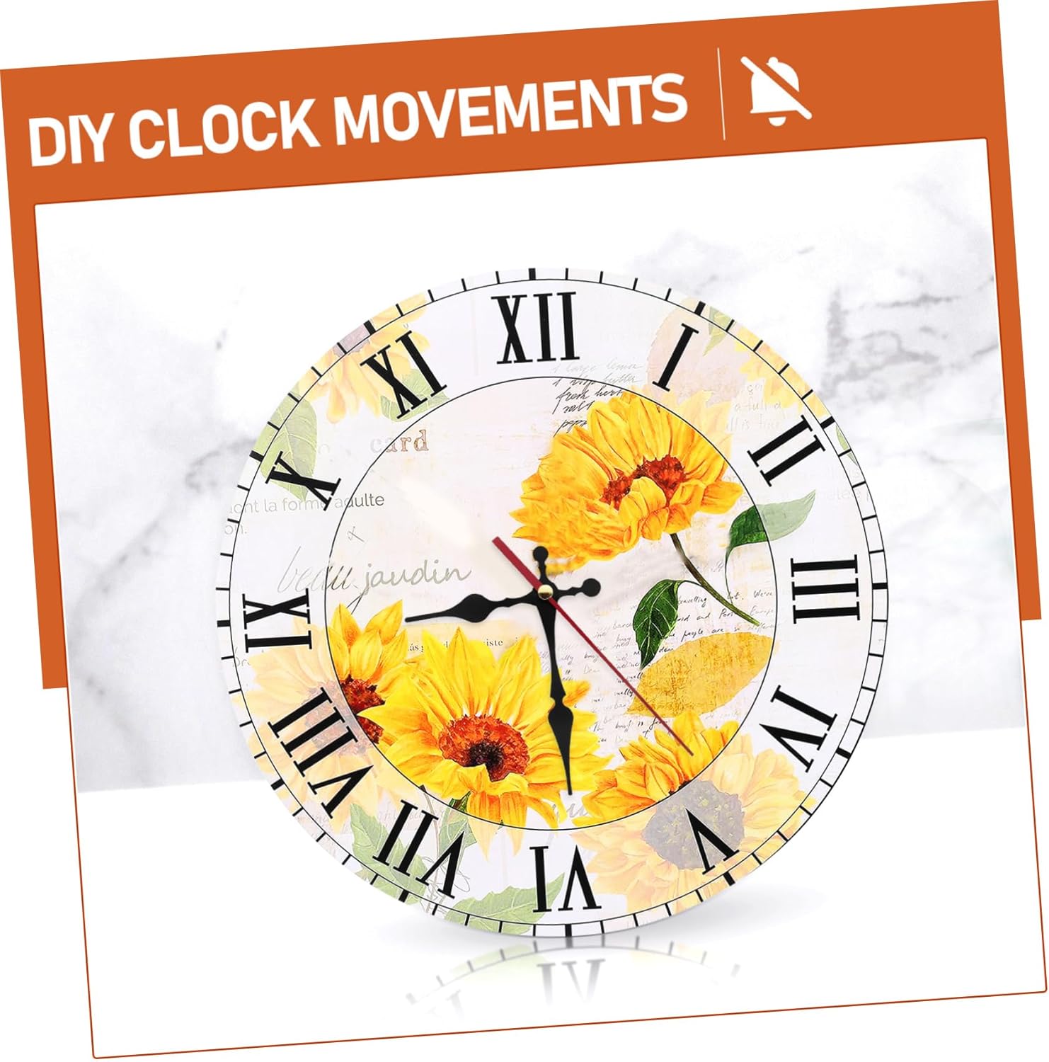 DOITOOL 1 Set Silent Quartz Clock Mechanism Kit