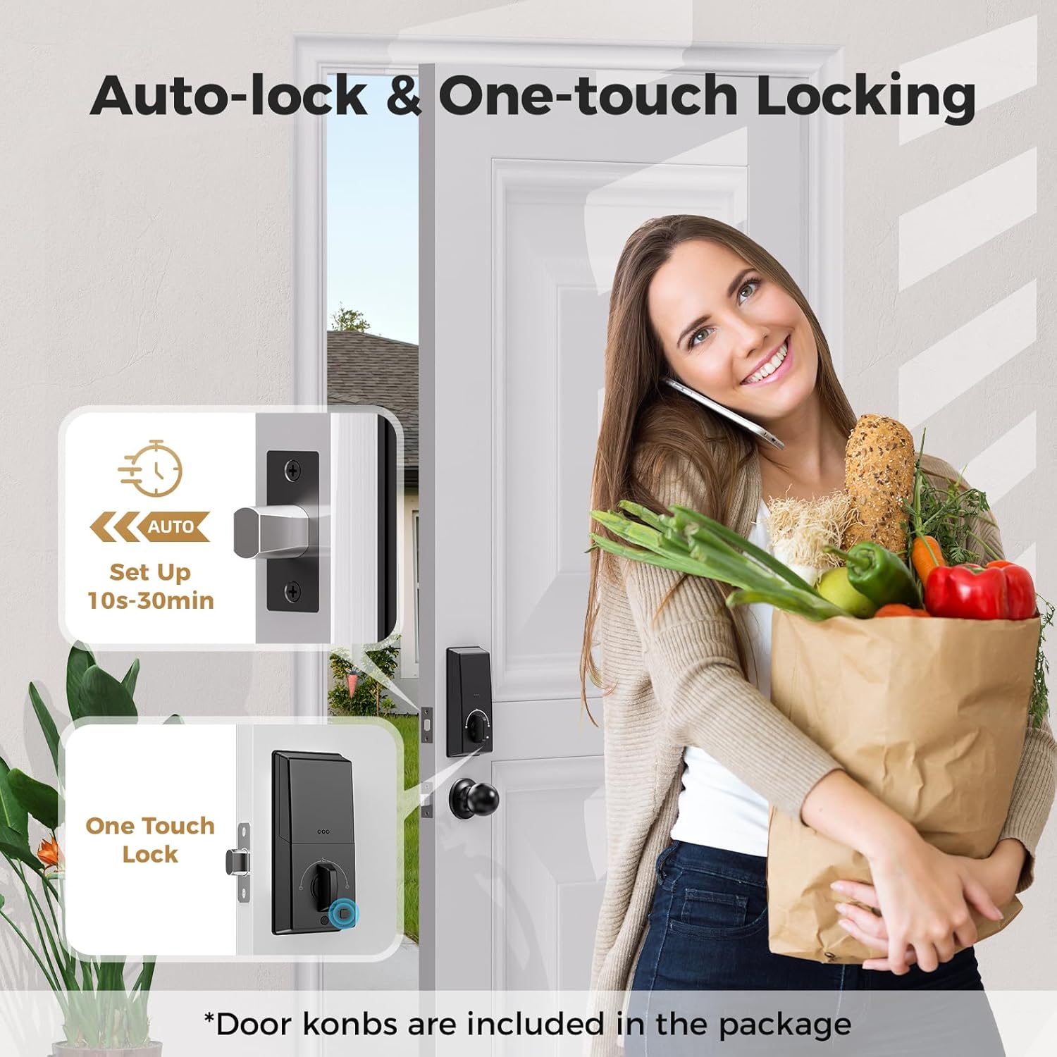 Advanced Smart Door Lock with Fingerprint Password