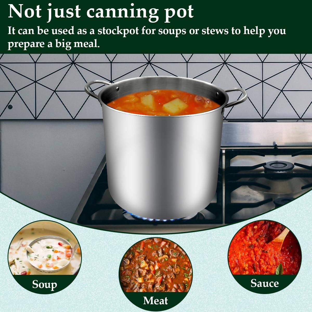Starter Kit for Canning Beginners with Stainless Steel Tools