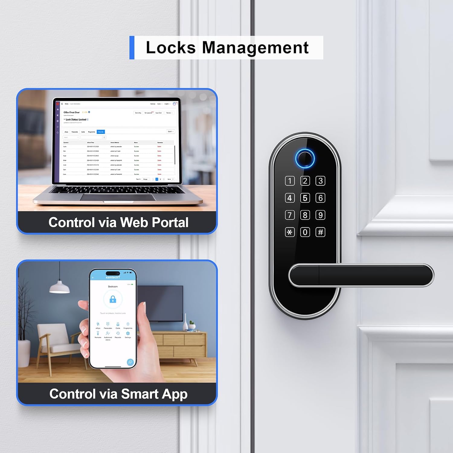 Smart Fingerprint Door Lock for Secure Home Entry