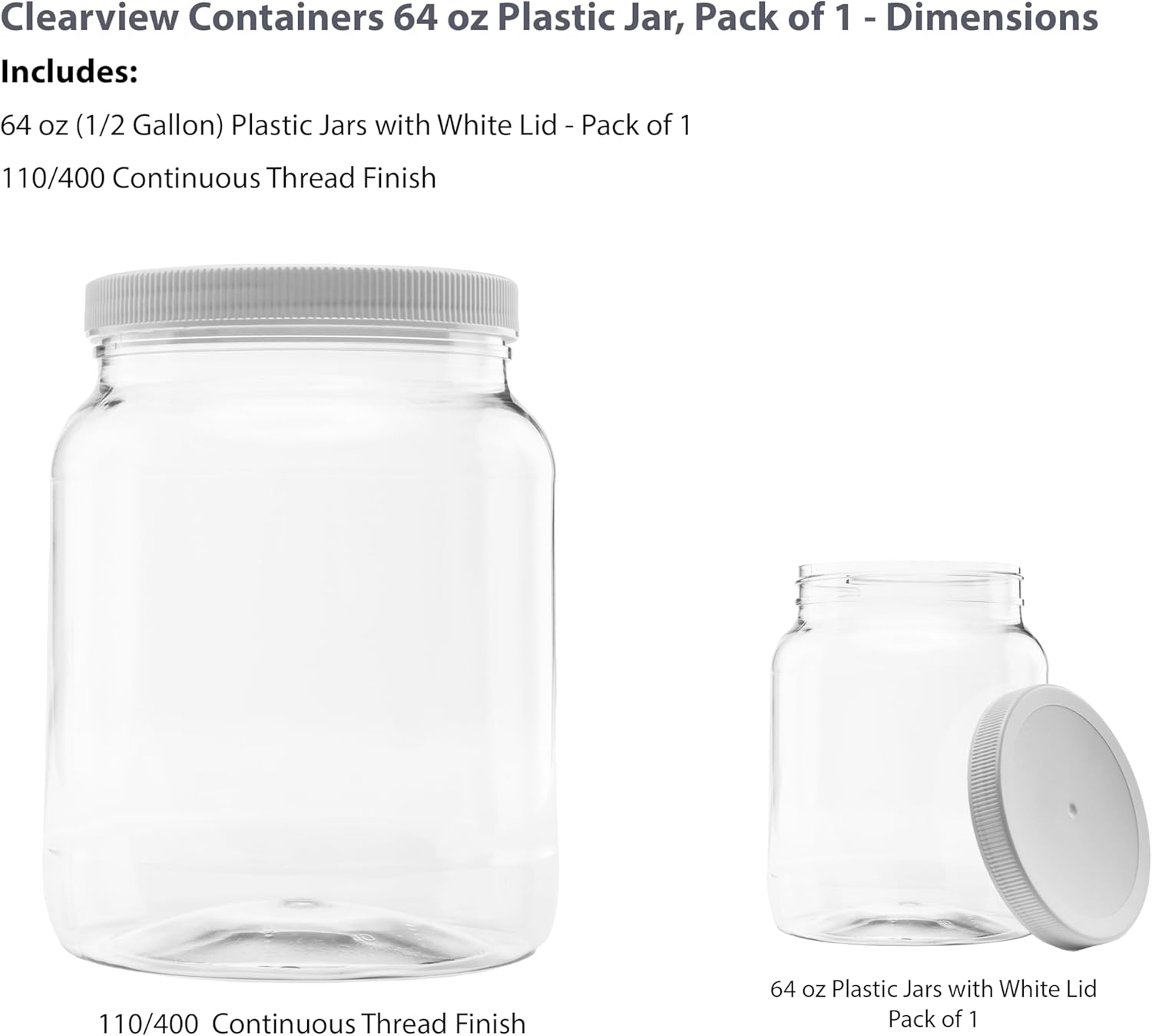 64 oz CANNING JARS