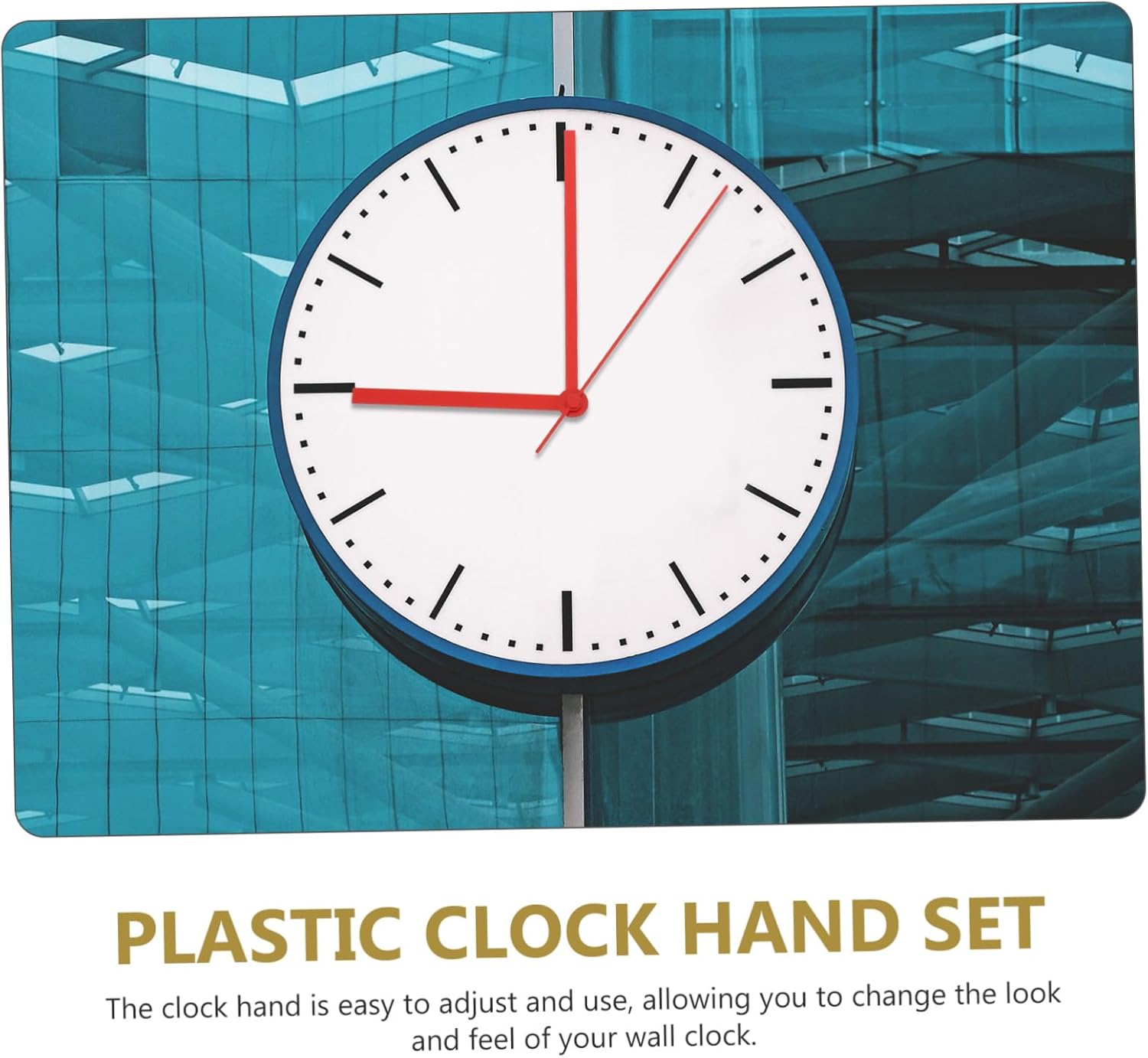 Decomelody 10-Piece Large Wall Clock Replacement Clock Hands Set for Repair