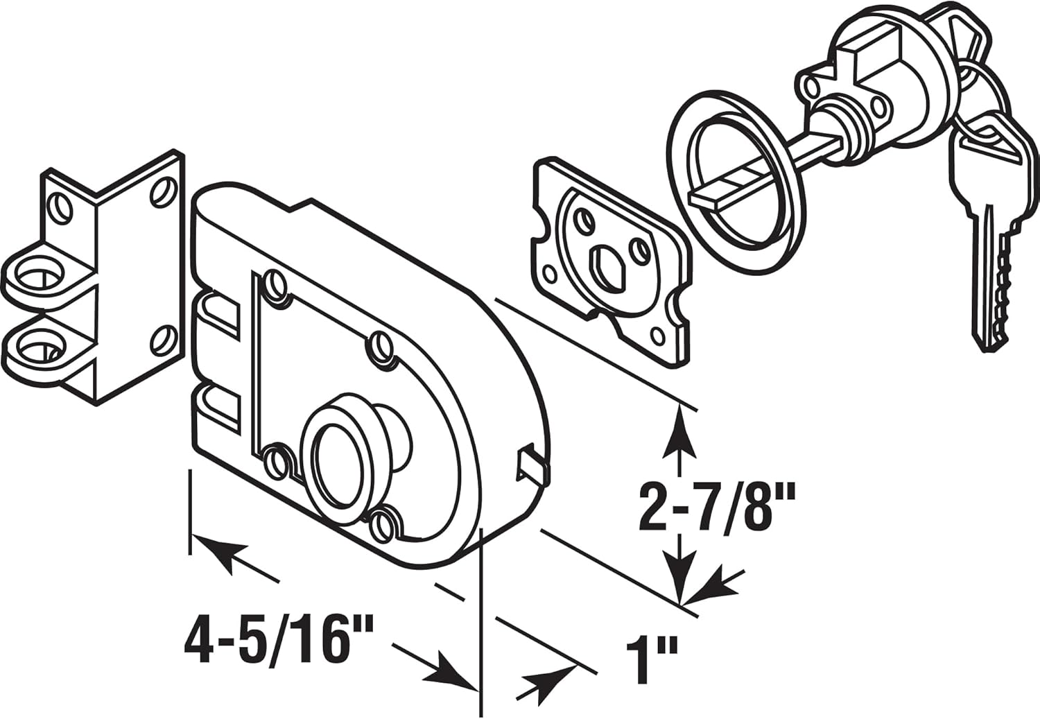 Prohibits Forced Entry Jimmy-Resistant Design