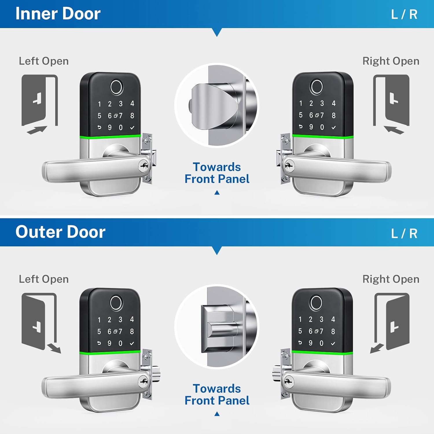 KUCACCI Smart Keypad Door Lock