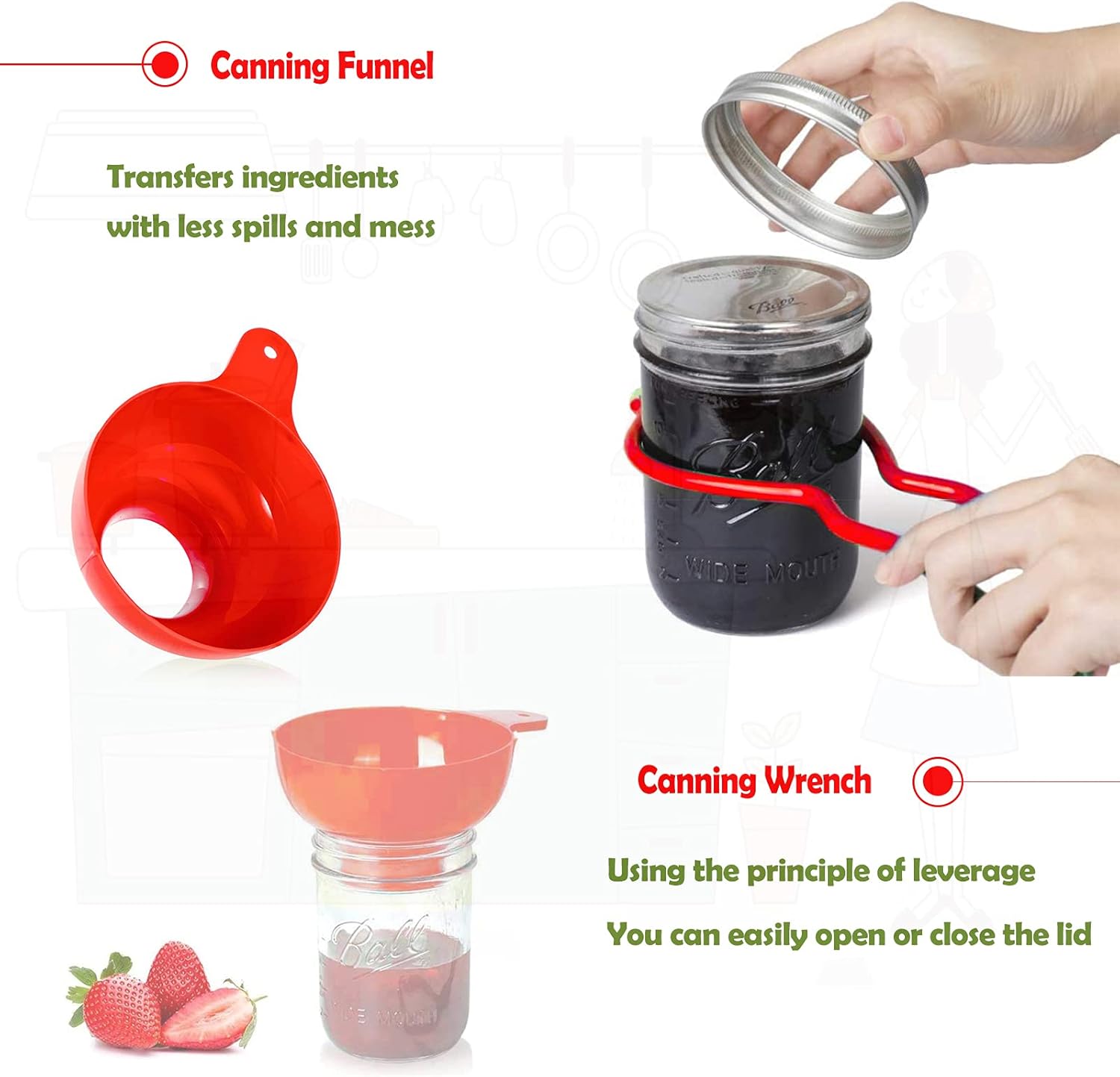 9-Piece Canning Kit - 304 Stainless Steel - Kitchen Dining - Fribug