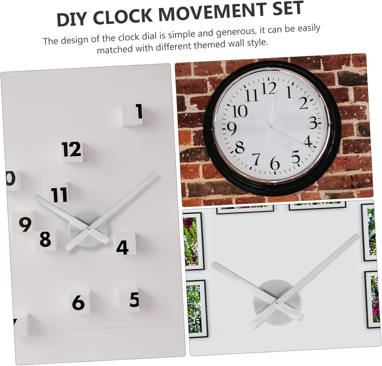Garneck Silent Clock Movement Kit