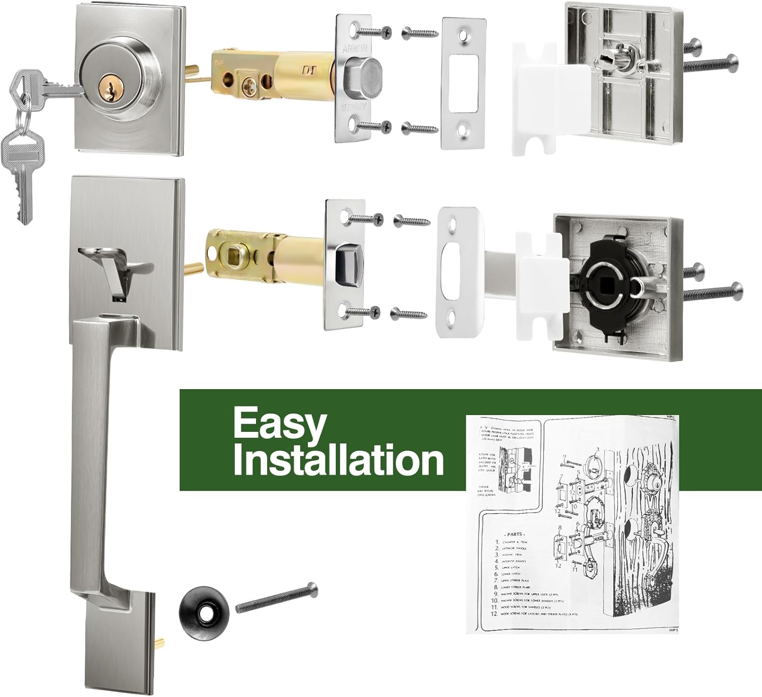 GOANEFIVEFront Door Handle Set
