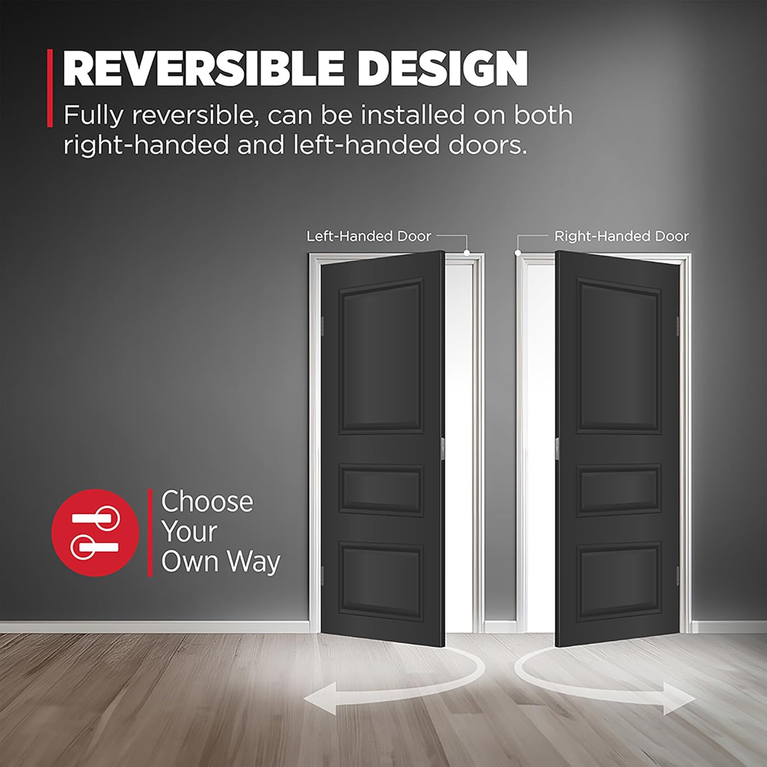 Secure Keyed Entry Lever Door Handle