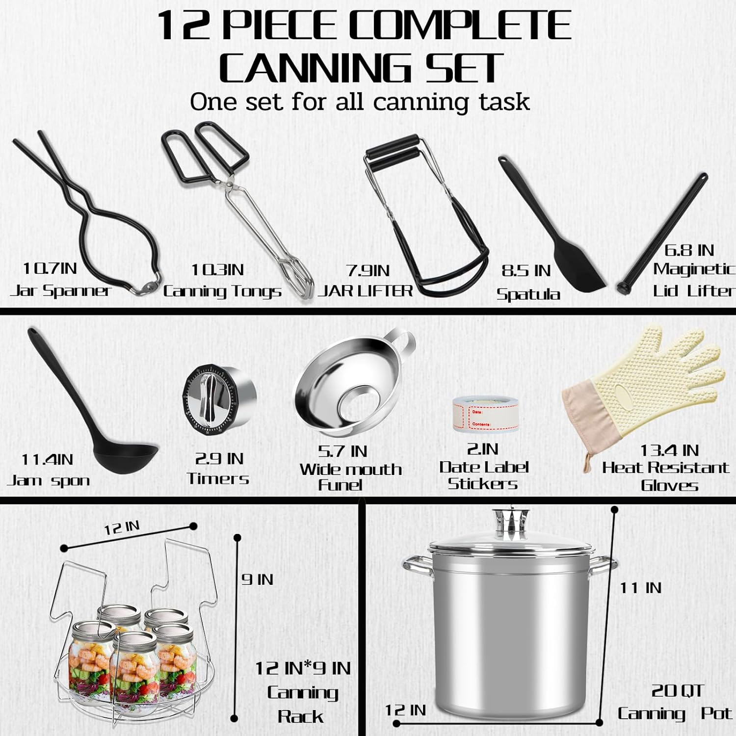 Complete Preserving Starter Kit Perfect for Preserving