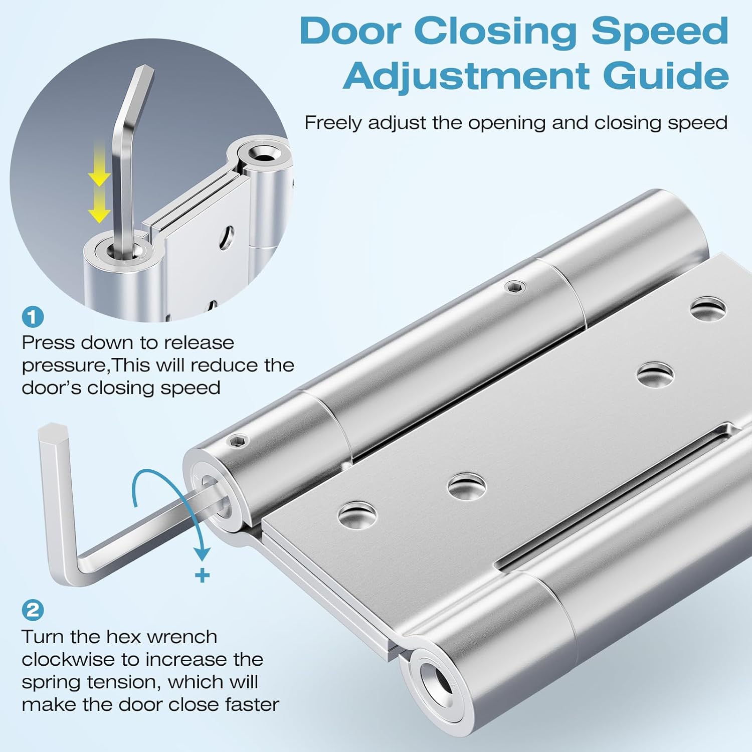 Runbo 3-Inch Stainless Steel Door Hinge