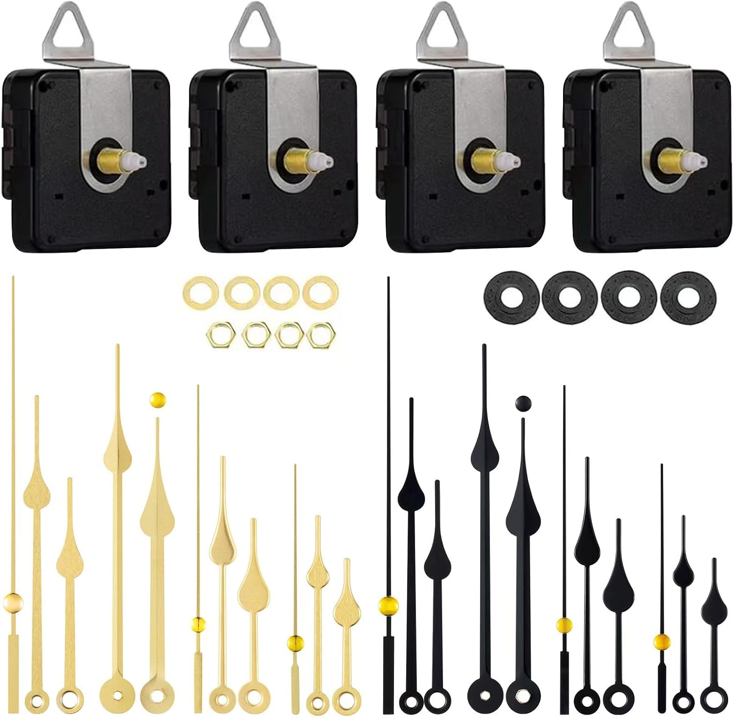 Precision Shaft Clock Kit with Replacement Clock Hands