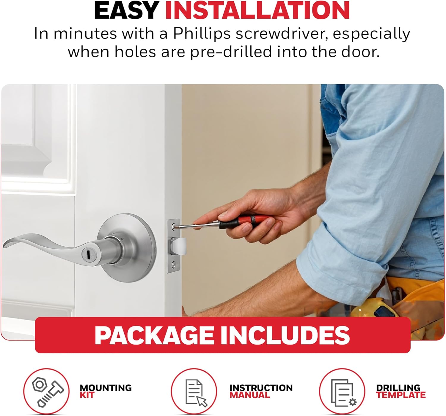Honeywell Door lever System - Secure Easy Setup