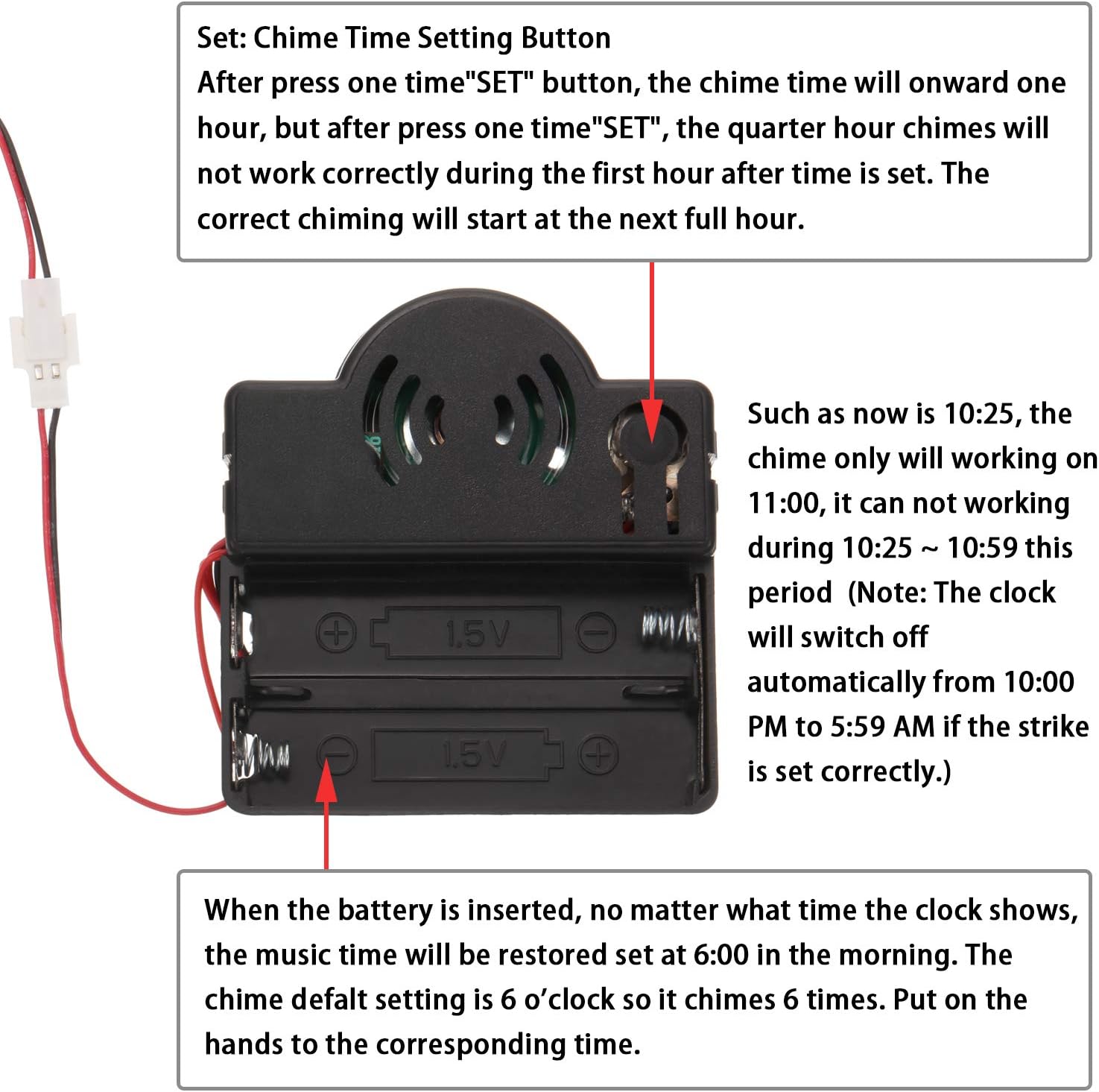 Hicarer Quartz Pendulum Clock Kit