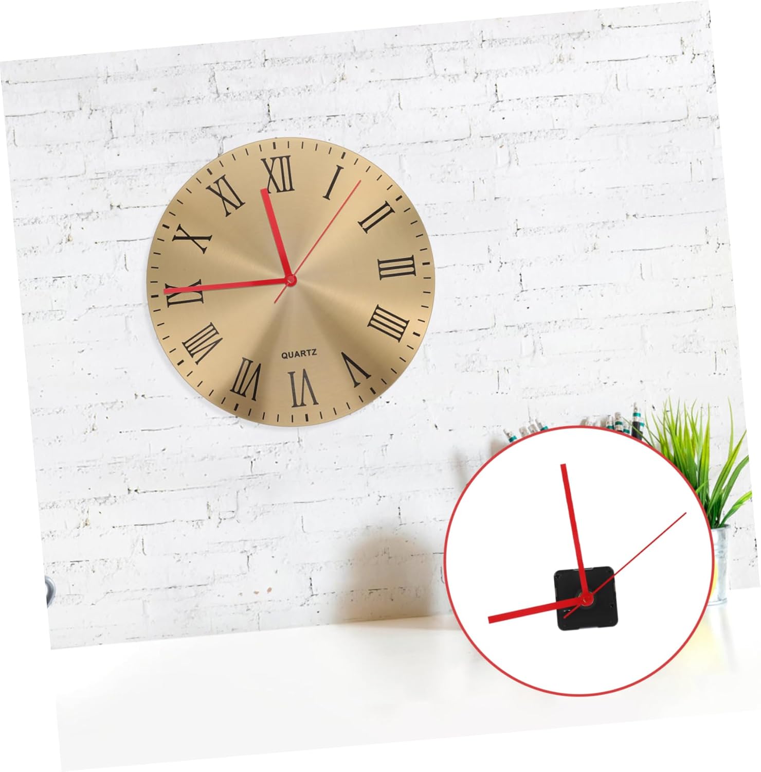 Plastic Clock Hands Kit Precision Style Daily Use